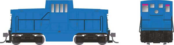 Rapido Trains HO GE 44-Tonner - Standard DC -- Painted, Unlettered (blue)