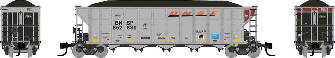 Rapido Trains N AutoFlood III RD Coal Hopper BNSF Wedge #3 - RPI538003A