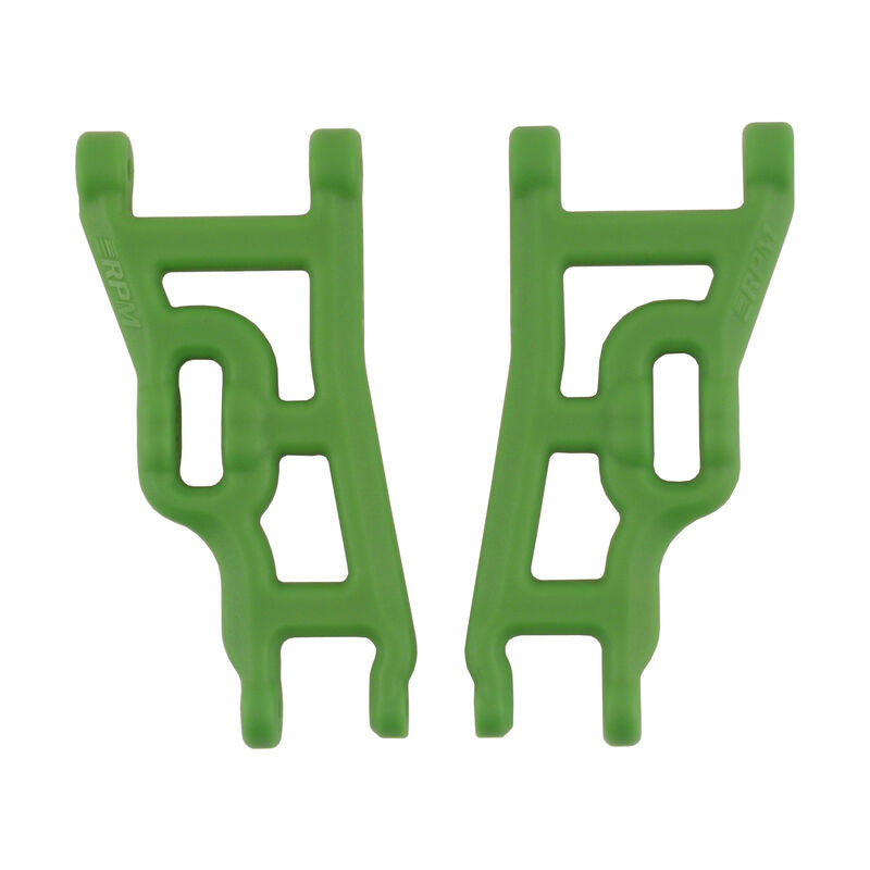 RPM Products Front A-Arms, Green: Elec Rustler,Stampede,SLH 2WD - RPM80244