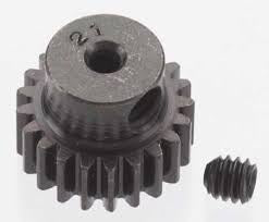 Robinson Racing 2mm / .5 Module, Hard Steel Motor Pinion, 21T