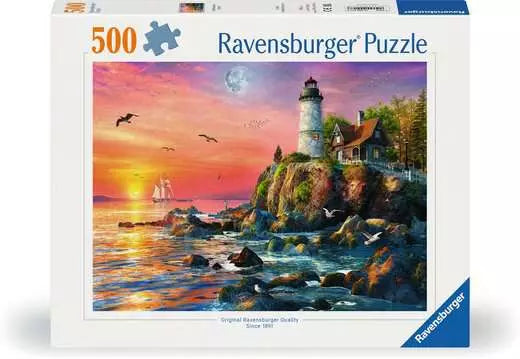 Lighthouse at Sunset 500 pc Puzzle