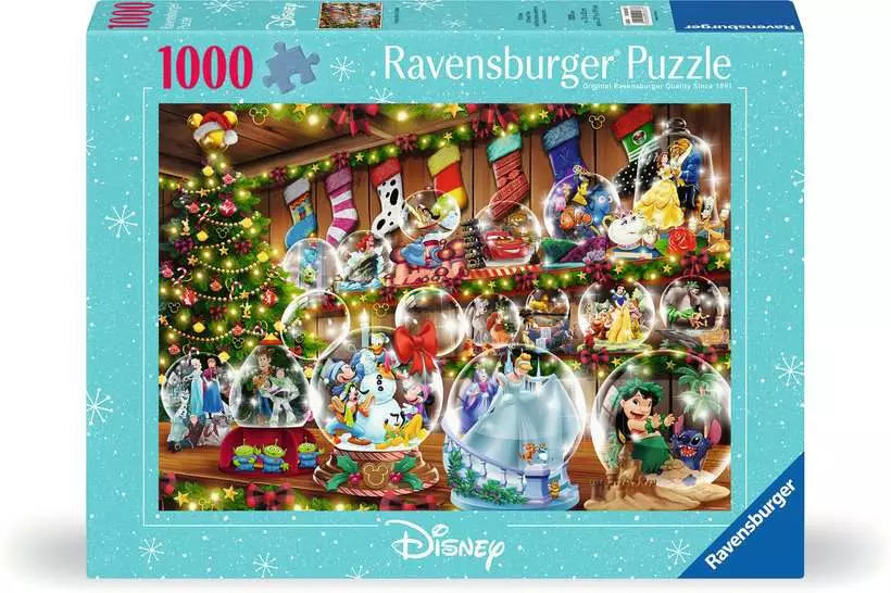 Disney Snow Globes Seasonal 1000 pc Puzzle
