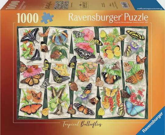 Tropical Butterflies 1000 Pc Puzzle