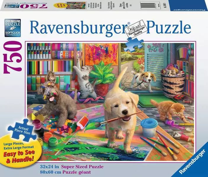 Ravensburger Cute Crafters 750 pc Large Format Puzzle