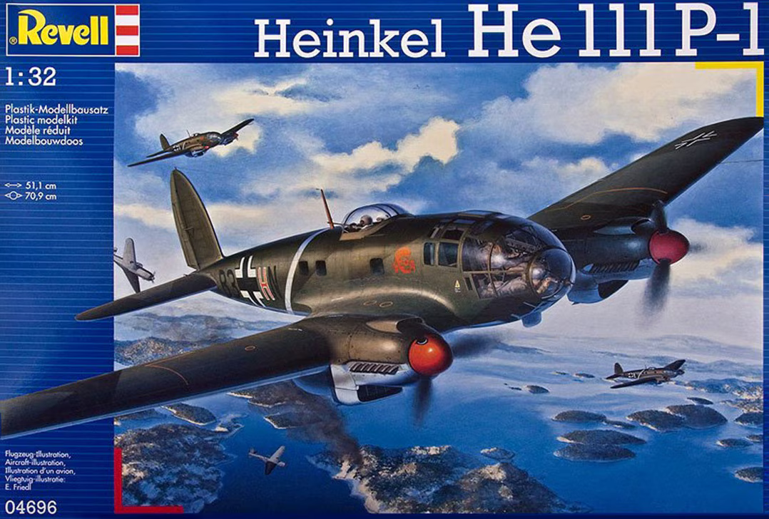 Revell of Germany 04696 Heinkel He 111 P-1 Plastic Model Kit 1:32 Scale