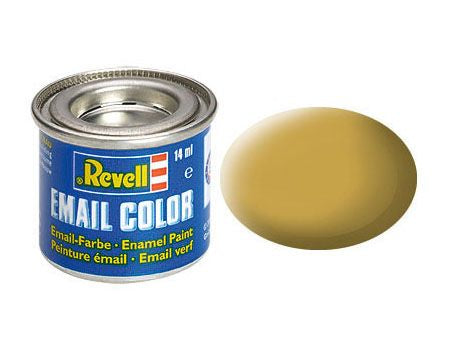 Revell of Germany 14ml Enamel Sandy Yellow Mat Tinlets - RVL32116