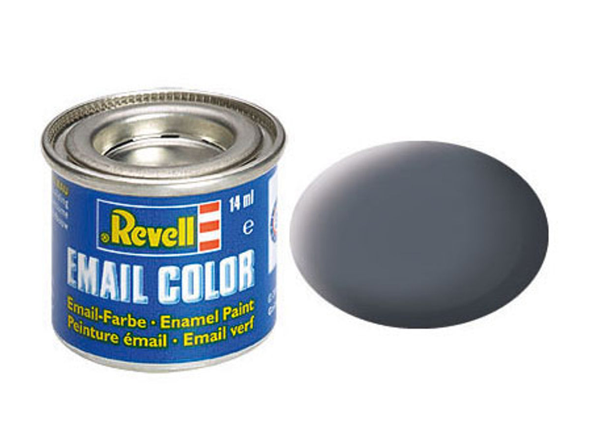 Revell of Germany 14ml Enamel Dust Grey Mat Tinlets - RVL32177
