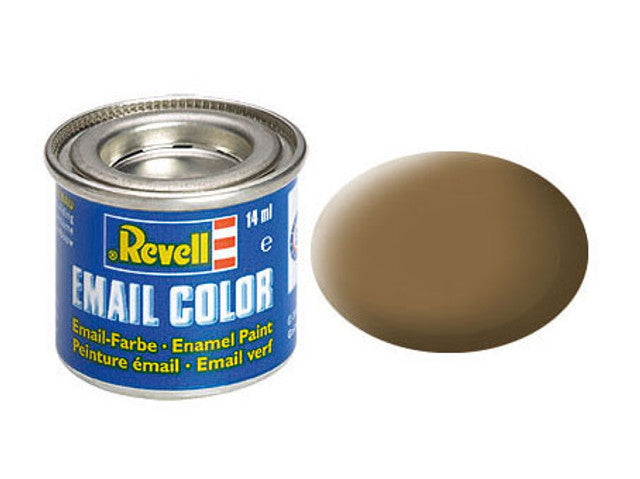Revell of Germany 14ml Enamel RAF Dark Earth Mat Tinlets - RVL32182