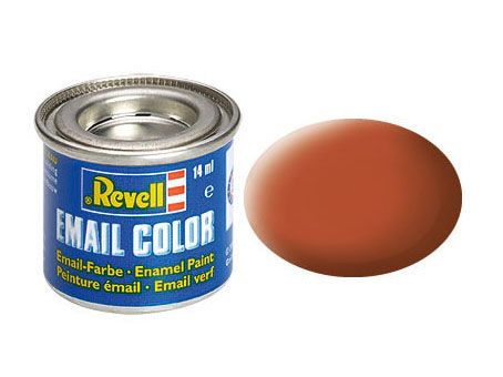 Revell of Germany 14ml Enamel Brown Mat Tinlets - RVL32185