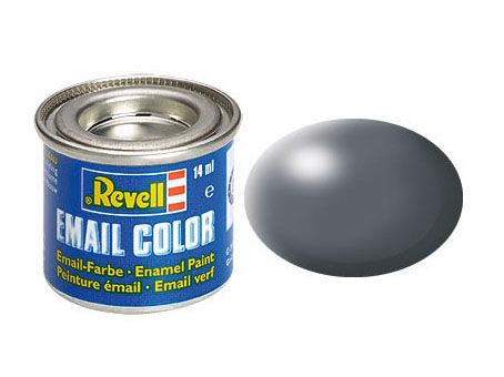Revell of Germany 14ml Enamel Dark Grey Silk Tinlets - RVL32378
