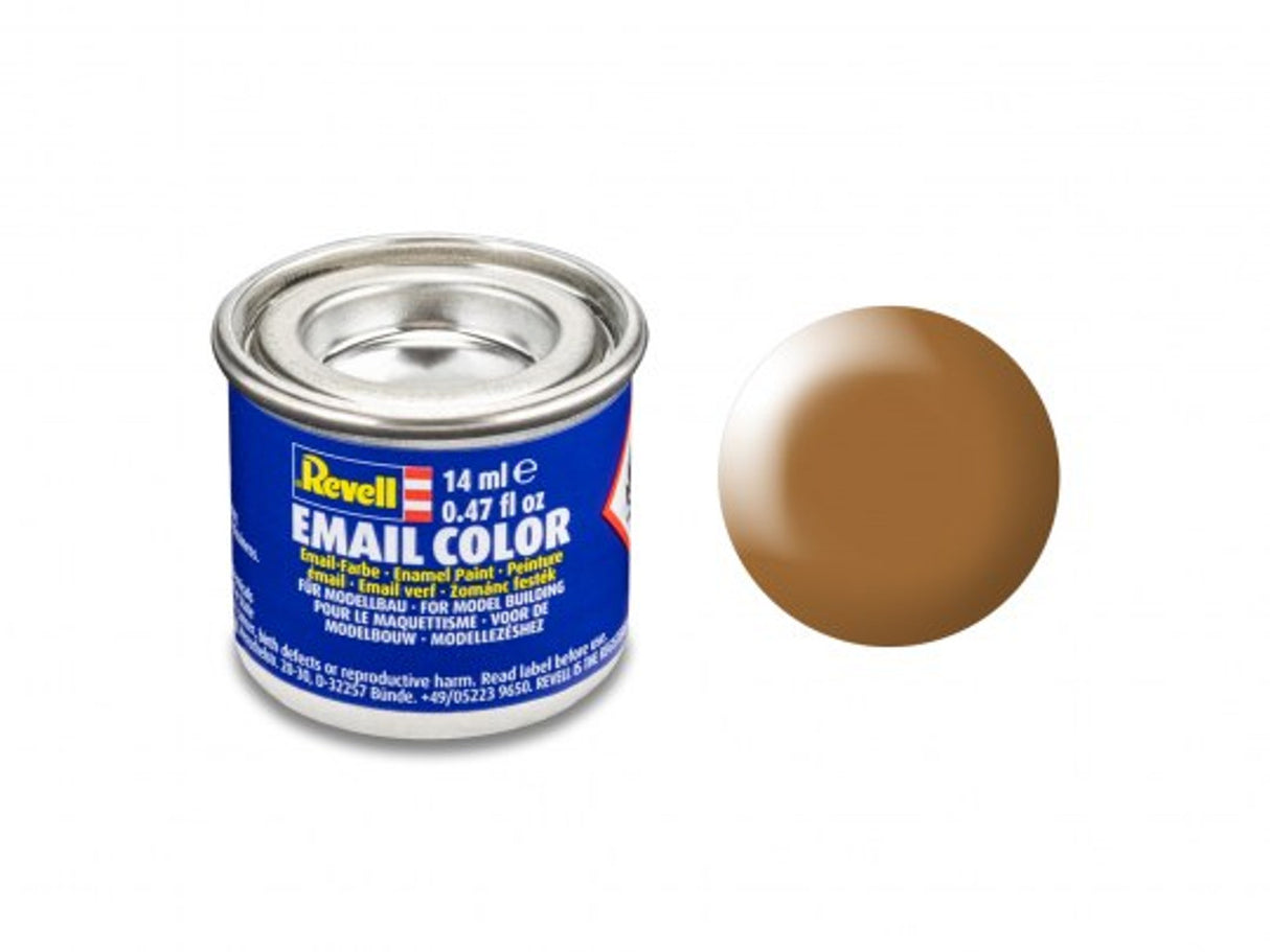 14ml Enamel Wood Brown Silk Tinlets
