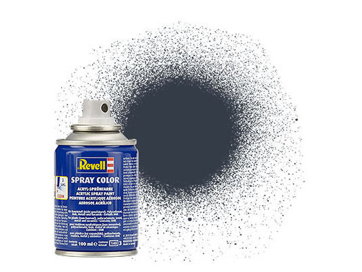 Revell of Germany 100ml Acrylic Tank Grey Mat Spray - RVL34178