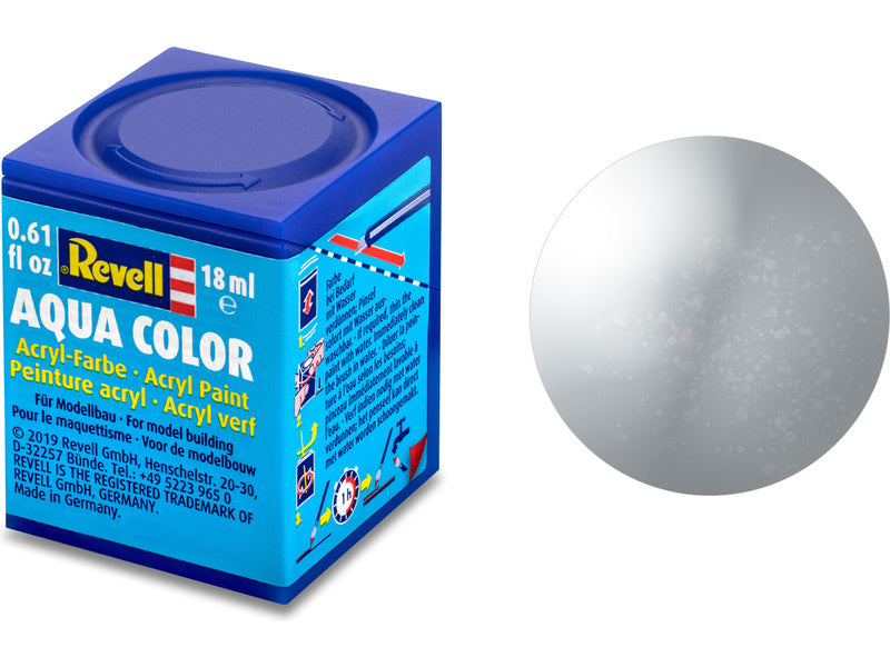 Revell of Germany 18ml Bottle Acrylic Silver Metallic - RVL36190