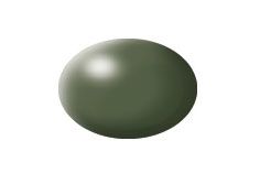 Revell of Germany 18ml Bottle Acrylic Olive Green Silk - RVL36361