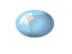 Revell of Germany 18ml Bottle Acrylic Blue Clear - RVL36752