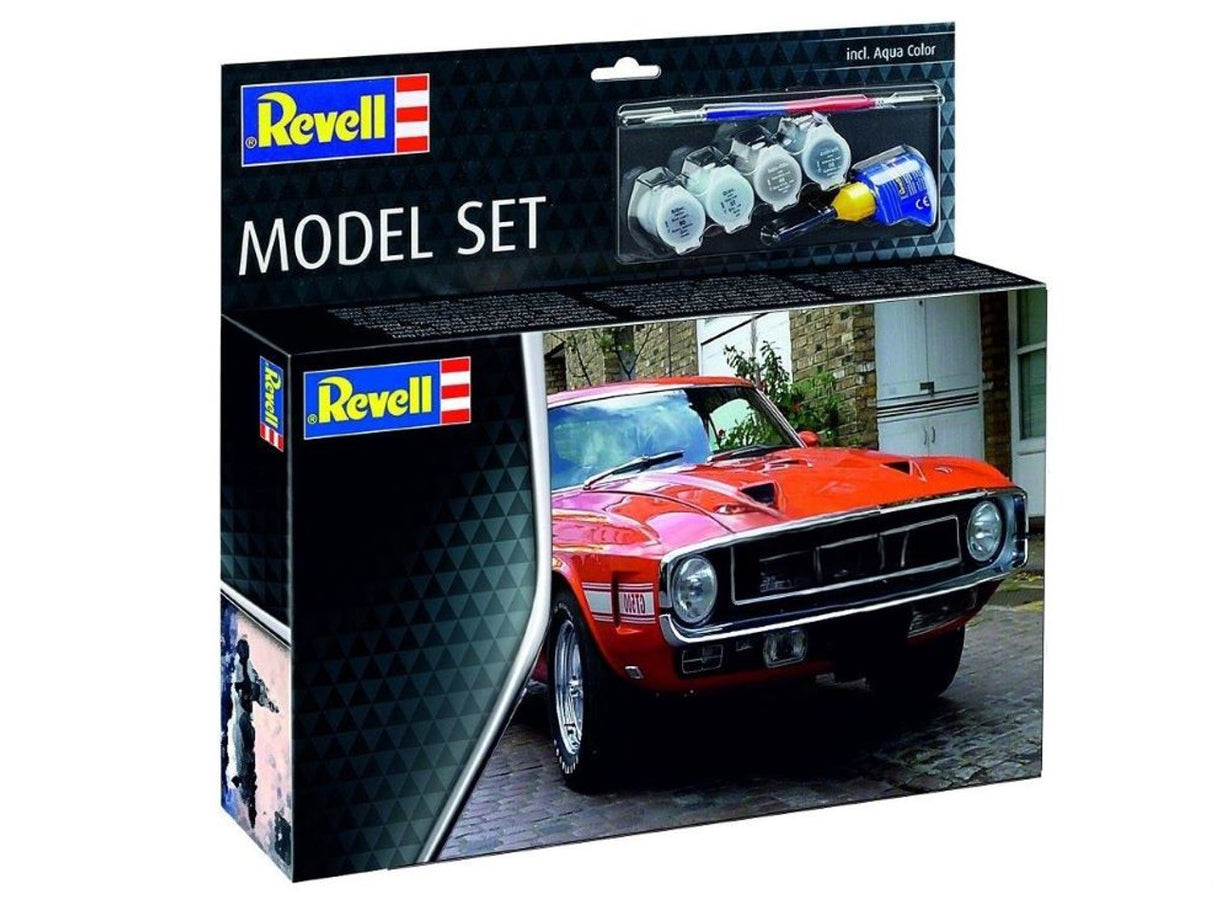 1970 Shelby Mustang GT500 Car w/paint & glue 1/25 Revell Germany