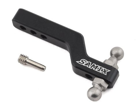 Samix TRX-4 Aluminum Drop Hitch Receiver (Black) - SAMTRX4-6057-BK