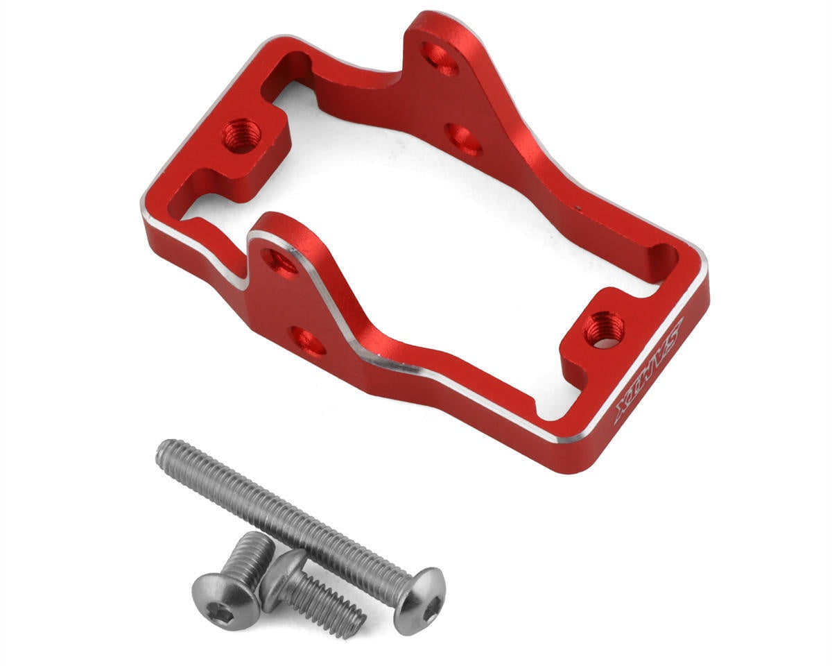 Samix TRX-4M Aluminum Servo Mount (Red) (Traxxas/EcoPower)