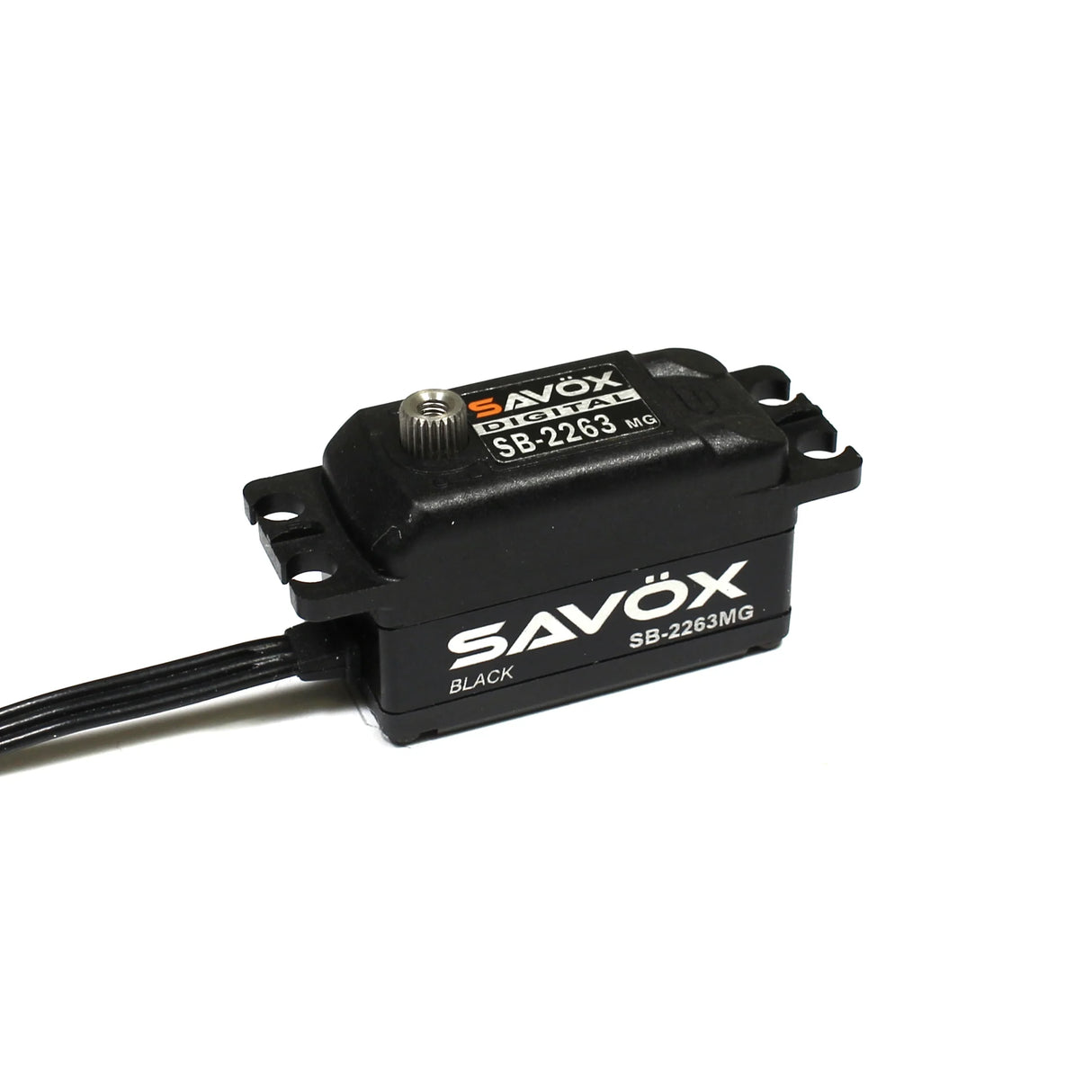 Savox Black Edition Low Profile Brushless Digital Servo 0.076/138.9 @ 6.0V - SAVSB2263MG-BE