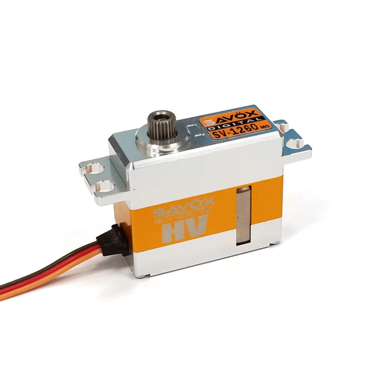 Savox Mini Digital High Voltage Aluminum Case Servo 0.055sec / 167oz @ 7.4V - SAVSV1260MG
