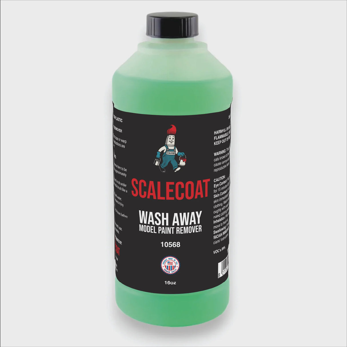 Scalecoat Wash Away Paint Remover 16oz Bottle