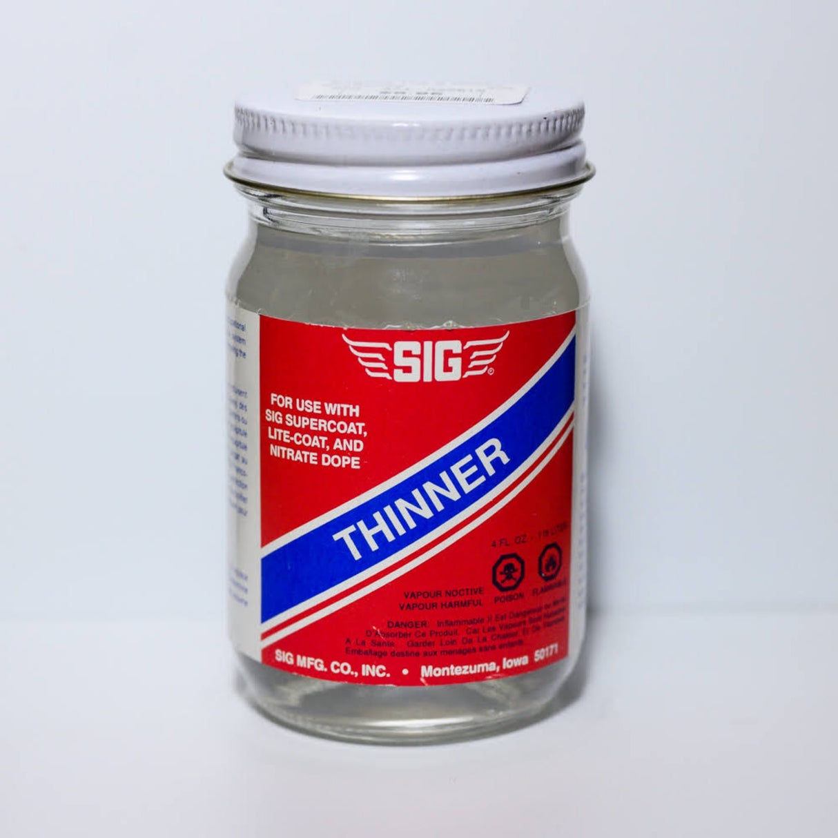 Sig Mfg. SIG SUPERCOAT THINNER 4OZ - SIGSD025