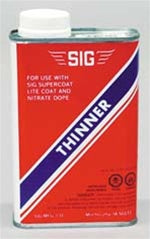 Sig Mfg. SIG Supercoat Thinner 16oz (1 pint) - SIGSD106