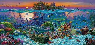 Suns Out Coral Reef Island 1000 - SOI20121