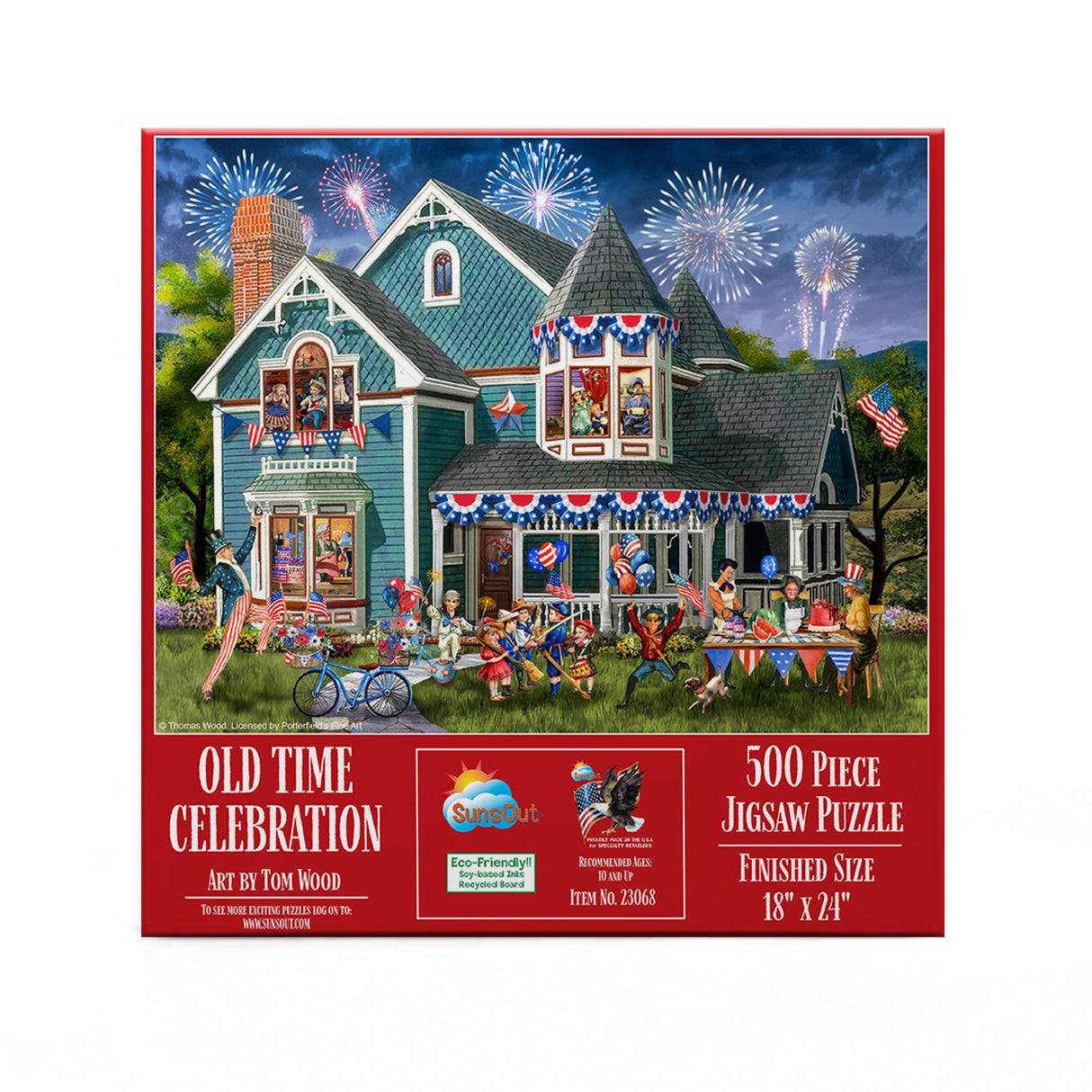 Sunsout Old Time Celebration 500 Piece Puzzle