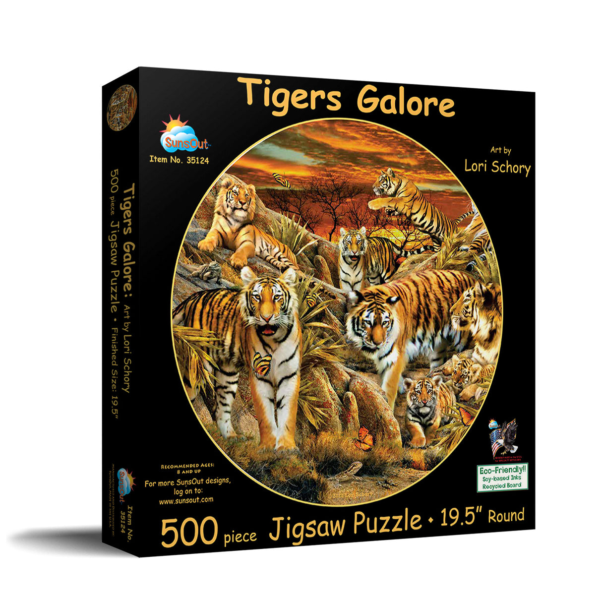 Sunsout Tigers Galore 500 Piece Puzzle