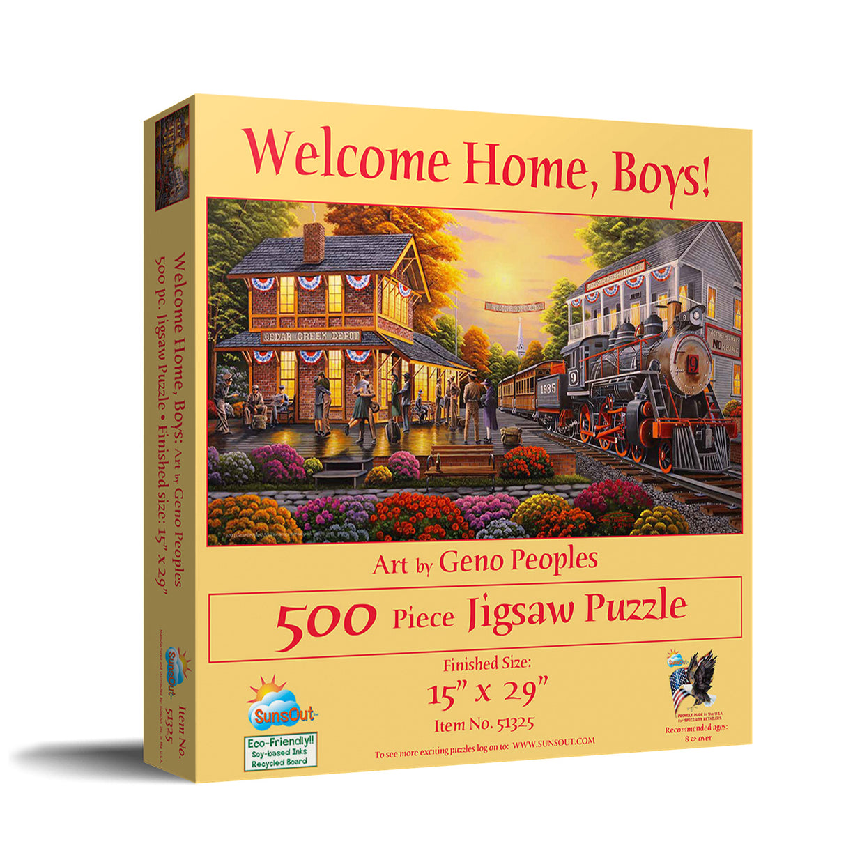 Sunsout Welcome Home,  Boys!! 500 Piece Puzzle