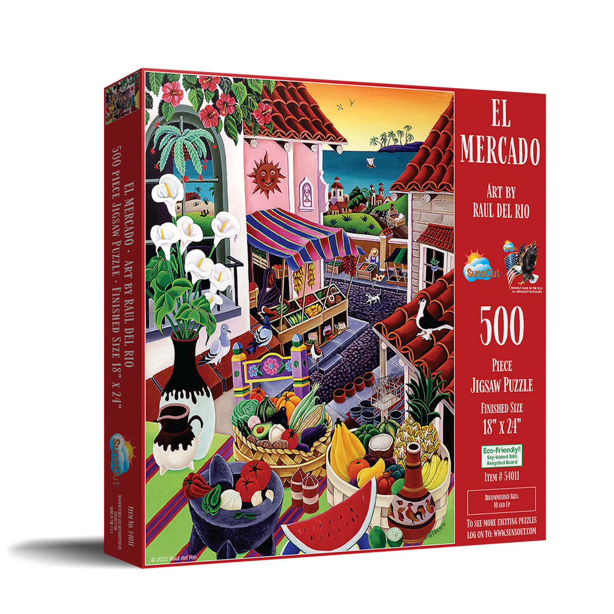 Sunsout El Mercado 500 Piece Puzzle