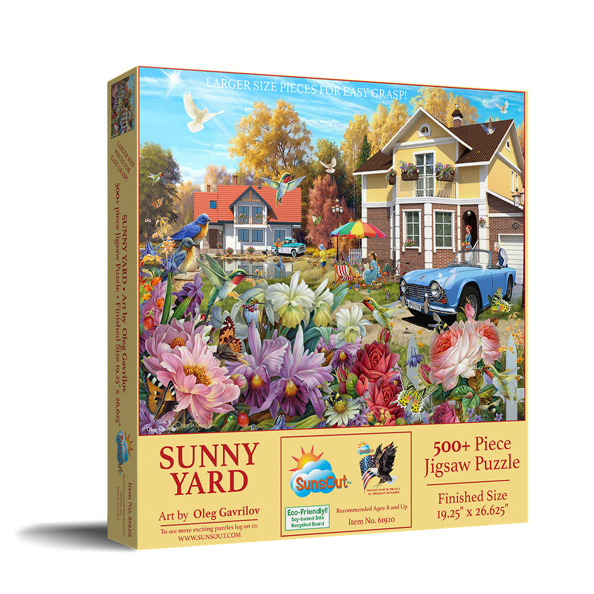 Sunsout Sunny Yard 500 Piece Puzzle