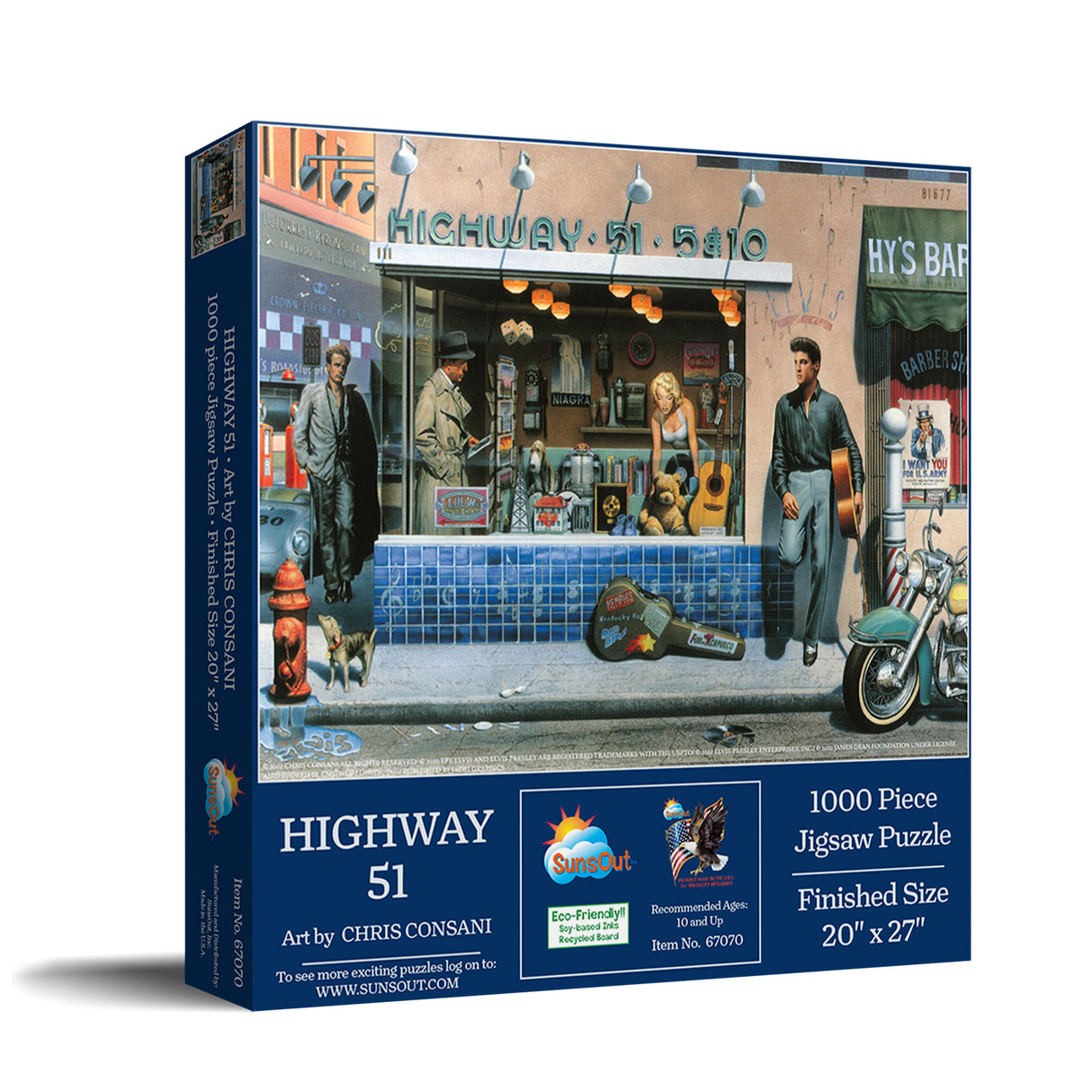 Sunsout Highway 51 Puzzle