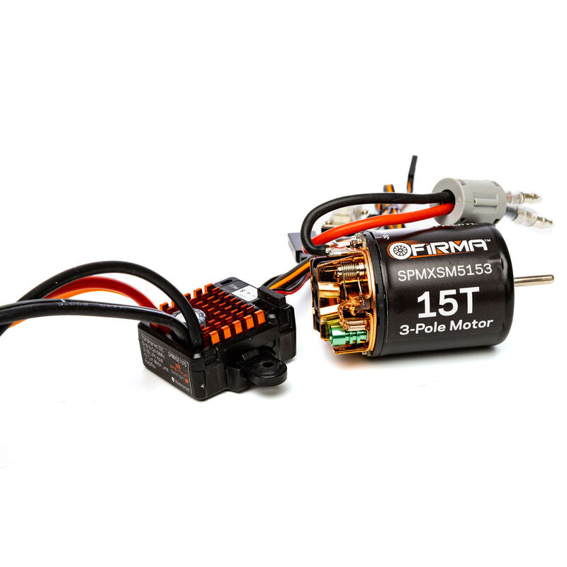 Spektrum FIRMA 70A BR Smart ESC/15T Brushed Motor Combo