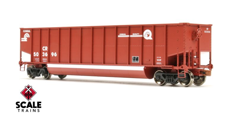 Scaletrains Operator HO Scale Bethgon Coal Gondola, Conrail/Quality #504266 - SXT11432