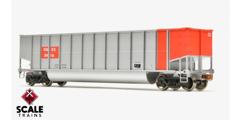 Scaletrains Operator HO Scale Bethgon Coal Gondola, Oklahoma Gas & Electric Company/OGEX #3383 - SXT11475