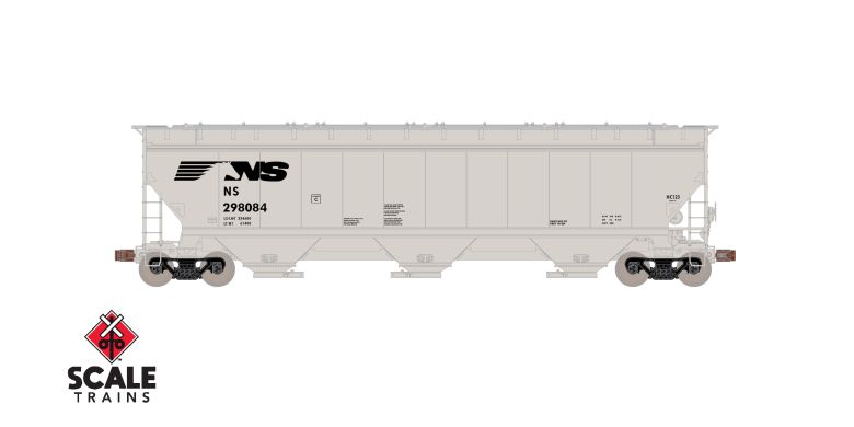 Operator HO Scale Gunderson 5188 Covered Hopper, Norfolk Southern/Horsehead #298323