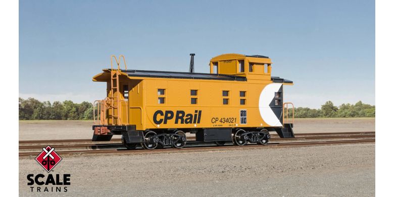 Kit Classics HO Scale Steel Cupola Caboose, CP Rail / 434021 /