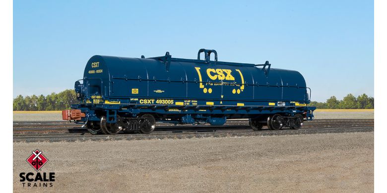 Scaletrains Rivet Counter N Scale Thrall-Trinity 42' Coil Steel Car, CSX/Boxcar Logo #493021 - SXT33553