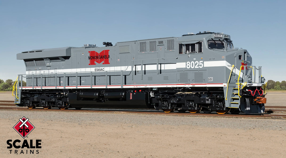 Scaletrains Rivet Counter HO Scale ES44AC, Norfolk Southern/Heritage/Monongahela / 8025 / DCC & Sound Equipped