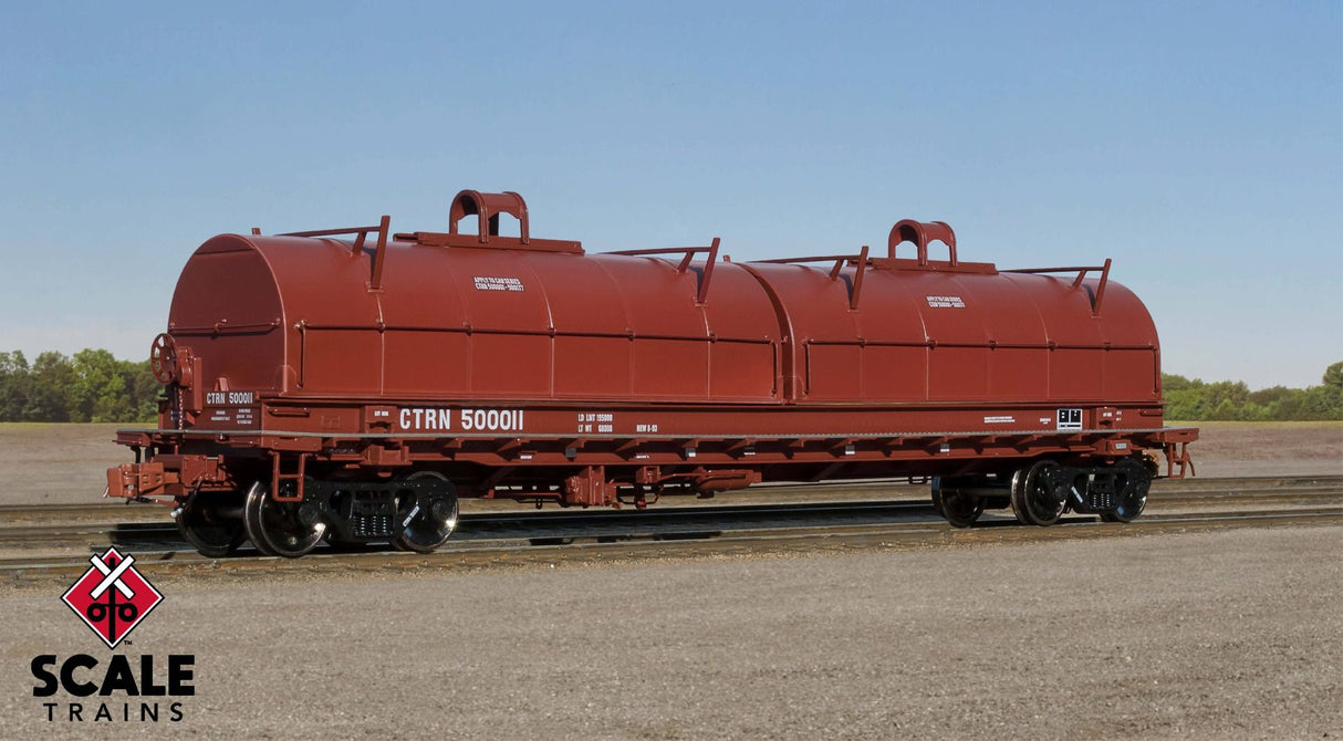 Rivet Counter HO Scale Thrall 48' 2-Hood Coil Steel Car, CTRN / 500051 /