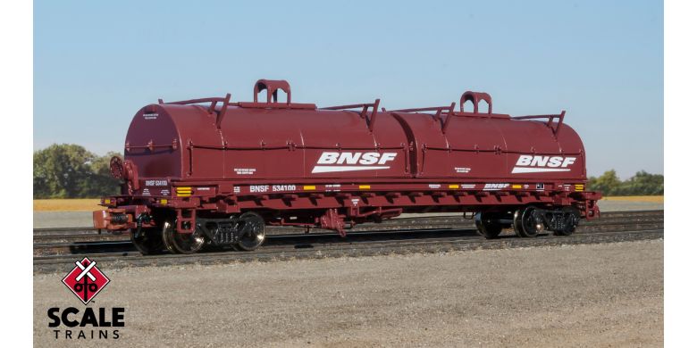 Rivet Counter N Scale Thrall 48' 2-Hood Coil Steel Car, BNSF/Wedge / 534134 /