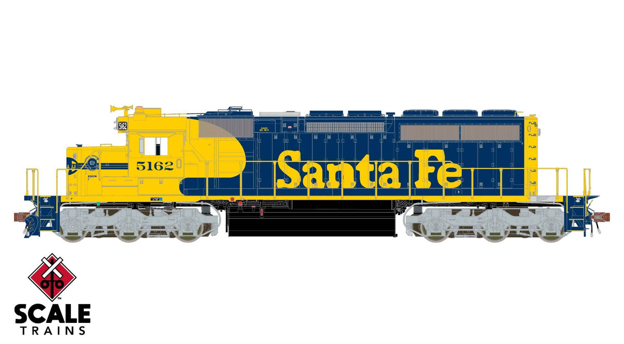 Rivet Counter HO Scale EMD SD40-2, Santa Fe/EMD Lettering / 5162 / DCC & Sound Equipped