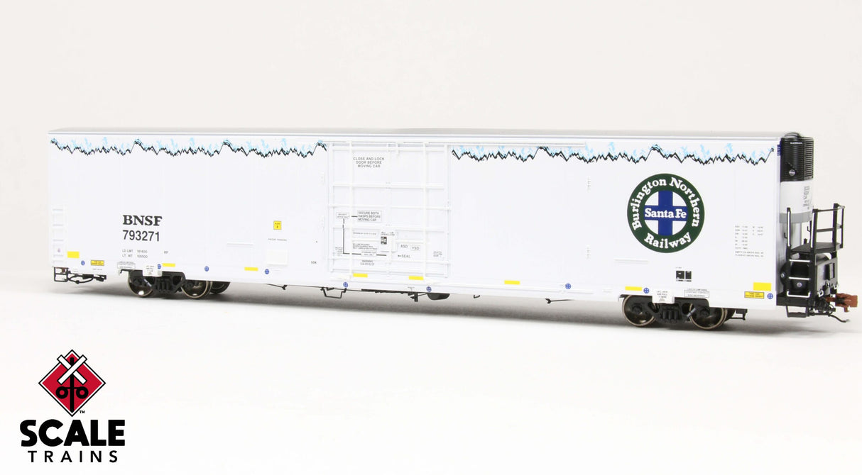 Rivet Counter HO Scale Trinity 82" 7883 Reefer w/Sound, BNSF/Carrier / 793282 /