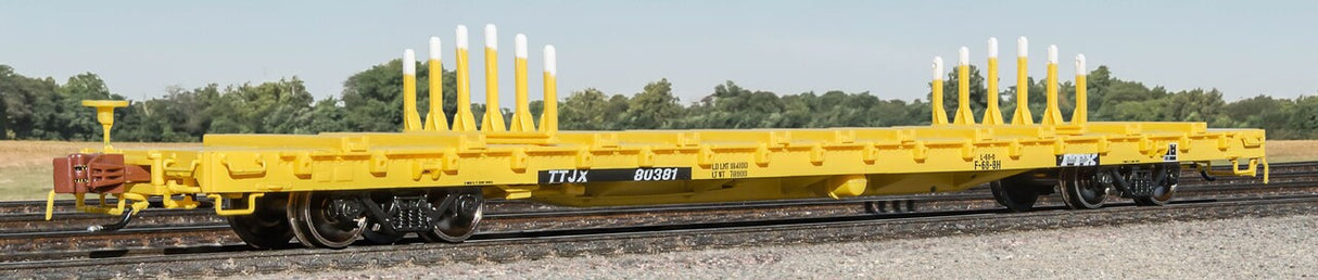 Rivet Counter N Scale BSC F68BH Finger Rack Flatcar, TTX/Speed Logo/TTJX / 80460 /