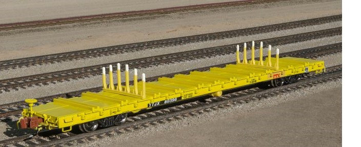 Rivet Counter N Scale BSC F68BH Finger Rack Flatcar, TTX/Red Logo/TTJX / 80418 /