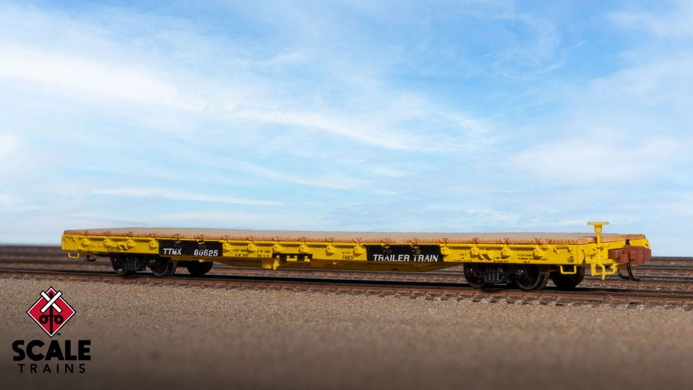 Rivet Counter N Scale BSC F68CH Flatcar, Trailer Train/As Delivered/TTMX / 80632 /