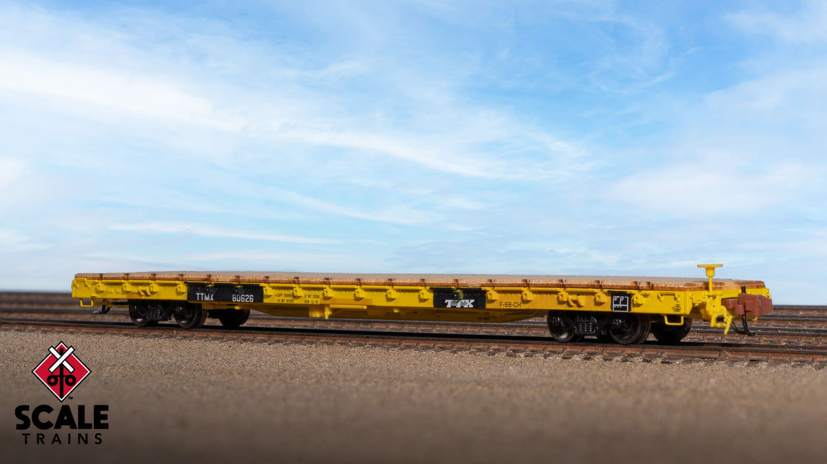 Rivet Counter N Scale BSC F68CH Flatcar, Trailer Train/Patched/Speed Logo/TTMX / 80633 /