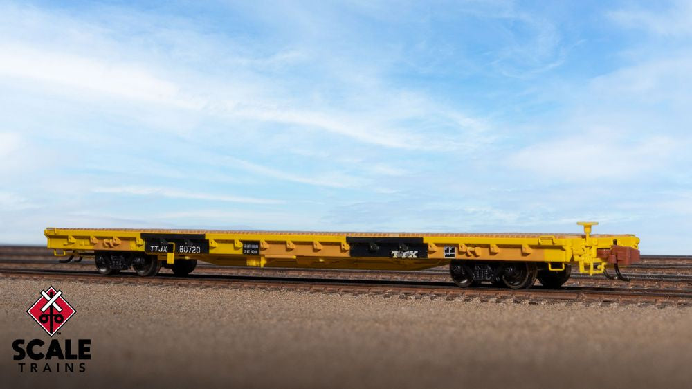 Rivet Counter N Scale BSC F68DH Flatcar, Trailer Train/Patched/Speed Logo/TTJX / 80720 /